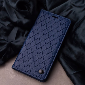 Smart Caro dėklas telefonui Samsung Galaxy S26 Ultra tamsiai mėlynas