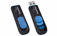 ADATA DashDrive UV128 128GB USB atmintukas USB A tipo 3.2 Gen 1 (3.1 Gen 1) Juoda, Mėlyna