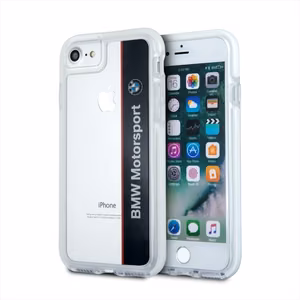 BMW Motorcase dėklas telefonui iPhone 7 / 8 / SE 2020 / SE 2022 - skaidrus juodas