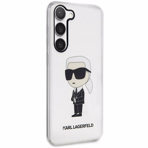 Karl Lagerfeld KLHCS23MHNIKTCT S23+ S916 permatomas kietasis dėklas Ikonik Karl Lagerfeld