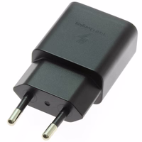 Samsung EP-T1510EBE 15W USB-C sieninis įkroviklis (OOB didmeninė – pakaitinė pakuotė) – juodas