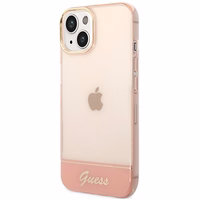 Guess GUHCP14MHGCOP iPhone 14 Plus 6.7 "rožinis/rožinis kietas dėklas Translucent