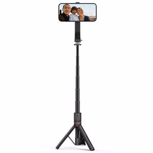 Tech-Protect L04S Bluetooth Selfie Stick with Tripod up to 95cm and 360 Head - Black