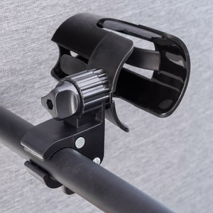 Bottle cage with bracket FSCGE-105 black