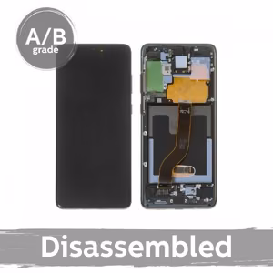 LCD ekranas Samsung S20 Plus G985 su rėmeliu Cosmic Grey (naudotas 9.5/10)