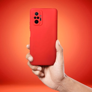 Minkštas dėklas telefonui XIAOMI Redmi 13C / POCO C65 raudonas