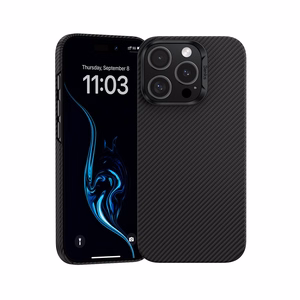 Benks Magnetinis Apsauginis Air Kevlar Dėklas telefonui su PC rėmu 600D (E065) skirtas iPhone 16 Pro juodas