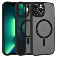 Pilnas matinės Mag dangtis telefonui Iphone 13 Pro Max - juodas