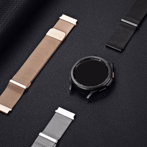 DUX DUCIS dirželis MILANESE nerūdijančio plieno magnetinis 22 mm auksinis