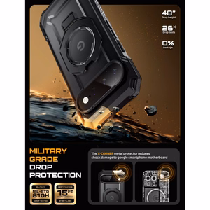 Supcase UB Grip Mag MagSafe dėklas Google Pixel 11 Pro XL – juodas