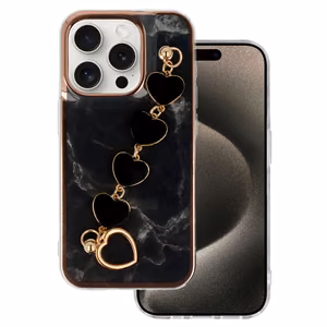 Trend dėklas telefonui Iphone 15 Pro dizainas 6 juodas