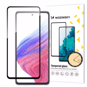 Wozinsky pilno klijavimo grūdintas stiklas Samsung Galaxy A54 5G 9H pilno ekrano grūdintas stiklas su juodu rėmeliu