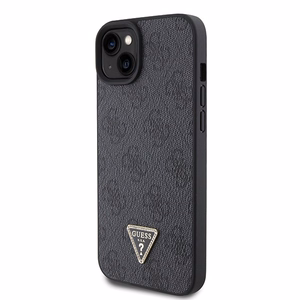 Guess case for iPhone 15 Plus 6,7" GUHCP15MP4TDSCPK black hardcase Crossbody 4G Metal Logo