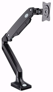 Gembird MA-DA1-03 monitoriaus laikiklis arba stovas 88,9 cm (35") Stalas Juoda