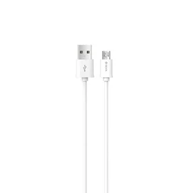 Devia kabelis Smart EC081 USB - MicroUSB 1,0 m 2,1A baltas