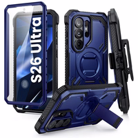 Supcase iBlason ArmorBox Clip Mag MagSafe Dėklas for Samsung Galaxy S26 Ultra - tamsiai mėlynas and juodas