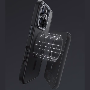 Benks Magnetinė Mist dėklas Metal Frame Iphone 16 Plus juodas