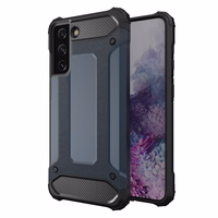 Hybrid Armor dėklas telefonui Samsung Galaxy S23 šarvuotas hibridinis dėklas mėlynas