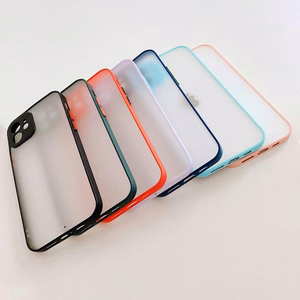 Milky Case silikoninis lankstus permatomas dėklas telefonui Samsung Galaxy A22 4G juodas