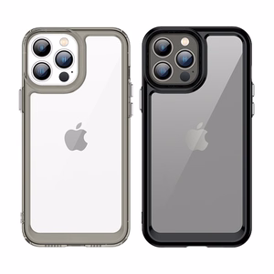 Outer Space dėklas iPhone 12 Pro Max kietas dangtelis su geliniu rėmu mėlyna