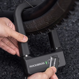 Rockbros RBNS1 SMART dviračio spyna su NFC skaitytuvu - juoda