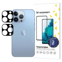 Wozinsky pilnas kameros stiklas iPhone 17 Pro Max, juodas, rinkinys 2