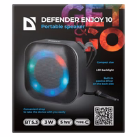 BLUETOOTH garsiakalbis DEFENDER ENJOY 10 3W juodas