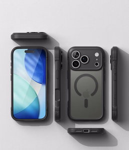 Ringke Fusion Bold Magnetic MagSafe dėklas iPhone 18 Pro Max / 17 Pro Max, matinis juodas