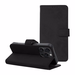 TENDER knygos dėklas telefonui IPHONE 15 Pro juodas