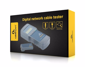 Cablexpert NCT-31 skaitmeninis tinklo kabelių testeris, juodas