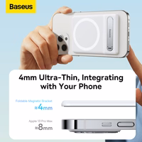 Baseus sulankstomas magnetinis laikiklis (LUXZ010002) baltas