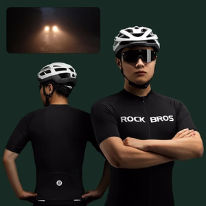 Rockbros 15120002007 dviratininko marškinėliai trumpomis rankovėmis XXXXL - juoda