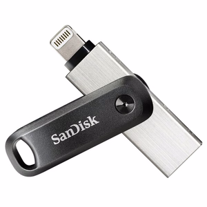 SanDisk 00183588 USB atmintinė 128 GB USB Type-A / Lightning 3.2 Gen 1 juoda, sidabrinė