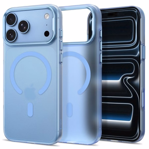 Tech-Protect MagZero MagSafe dėklas, skirtas iPhone 17 Pro Max / 18 Pro Max, matinis šviesiai mėlynas