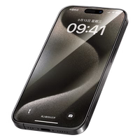 Apsauginis stiklas (m) Benks Arc Shield pilno dengimo iPhone 15 Pro Max - juodas (m)