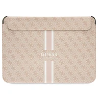 Guess 4G Printed Stripes dėklas 16" nešiojamam kompiuteriui - rožinis