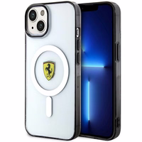 Ferrari FEHMP14SURKT iPhone 14 6.1" skaidrus kietas dėklas telefonui kontūrinis magnetinis (MagSafe)