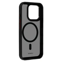 Liavec Hybrid MagSafe dėklas telefonui iPhone 15 Pro Max pilkas