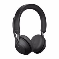 Jabra Evolve2 65 Laisvų rankų įranga Bevielis Su lankeliu Biuras / skambučių centras C tipo USB Bluetooth Juoda