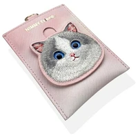 Nimmy Big Eyed Pet 2.0 Cat Piniginė su kortelių laikikliu - rožinė