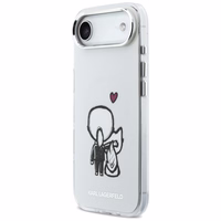 Karl Lagerfeld Karl & Choupette Back MagSafe Dėklas for iPhone Air - Clear