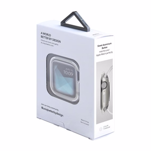Uniq Valencia dėklas Apple Watch 4 / 5 / 6 / SE 40mm - sidabrinis