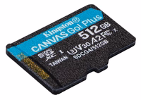 Kingston Technology Canvas Go! Plus 512 GB MicroSD UHS-I Klasės 10