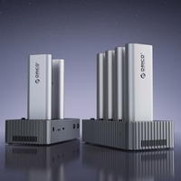 "Orico IT48N-C" 4 diskų prijungimo stotelė su M.2 NVME klonavimo funkcija - pilka