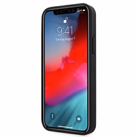 AMG odinis dėklas su įspaustomis linijomis iPhone 12 mini - juodas