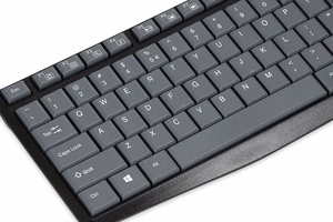 iBOX Eris USB klaviatūra, pilka/juoda