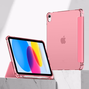 Tech-Protect SC Pen Hybrid dėklas iPad 10 / 2022 - rožinis - permatomas