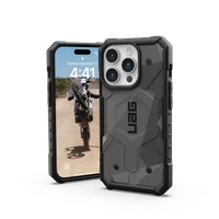 UAG Pathfinder dėklas iPhone 15 Pro - kamufliažas pilkas
