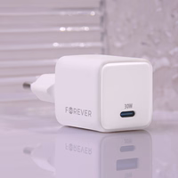 "Forever TC-08-30C GaN PD įkroviklis 1x USB-C 30W, baltas
