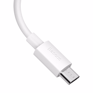 Набор кабелей Baseus Simple Wisdom Data Cable Kit USB на Micro 2.1A (2 шт./комплект) 1.5м белый